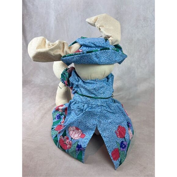 Vintage 90s Handmade “Bunny Sue” Stuffed Bunny - Picture 4 of 7